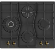 Встраиваемые газовая панели GORENJE/ Газовая варочная панель, Цвет: Черный, Газовая варочная панель, Решетки: Чугунные решетки, Автоматический электроподжиг варочной поверхности, Габаритные размеры (вхшхг): 13х60х52 см, Вес (брутто/нетто): 14 / 13,3 кг
