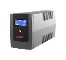 Линейно-интерактивный ИБП ДКС серии Info LCD, 800 ВА/480 Вт, 1/1, 3xIEC C13, USB + RJ45, LCD, 1x8Aч