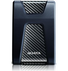 Внешний жесткий диск/ Portable HDD 4TB ADATA HD650 (Black), Silicone, USB 3.2 Gen1, 127x99x27mm, 390g /3 года/