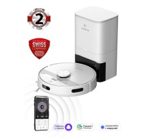 Робот-пылесос с пыленакопителем PVCRDC 6002 WIFI IQ Home Белый