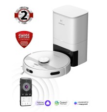 Робот-пылесос с пыленакопителем PVCRDC 6002 WIFI IQ Home Белый