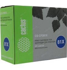 -/ Картридж лазерный Cactus CS-CF281X CF281X черный (25000стр.) для HP LJ Ent M630/M605dn/M606dn/M605x