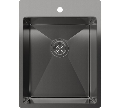 Кухонная мойка RIVELATO Rivelato Rinox 3850 PVD black Мойка нерж.сталь 1 чаша 380*500*200 мм, монтаж: врезной, материал: нержавеющая сталь, цвет: черный Кухонная мойка RIVELATO Rivelato Rinox 3850 PVD black Мойка нерж.сталь 1 чаша 380*500*200 мм, монтаж: врезной, материал: нержавеющая сталь, цвет: черный