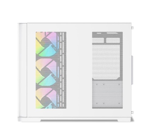 Корпус ПК без блока питания/ Case SAMA V60 White, Midi-Tower, TG, 7x120mm ARGB, 2xUSB 3.0 + 1xUSB 3.1 Type-C, ATX, mATX, mITX White