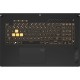 Ноутбук/ ASUS TUF F17 FX707VJ-HX006 17.3"(1920x1080 (матовый, 144Hz) IPS)/Intel Core 5 210H(2.2Ghz)/16384Mb/512PCISSDGb/noDVD/Ext:nVidia GeForce RTX3050(6144Mb)/Cam/BT/WiFi/56WHr/war 1y/2.6kg/Mecha Gray/DOS