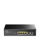 Коммутатор/ 6-Port 10/100/1000M PoE+ Switch, 4-Port 10/100/1000 BASE-T Gigabit PoE+ ports, 2-Port 10/100/1000 BASE-T Gigabit Uplink ports,  802.3at/af, VLAN mode support for port #1 ~ #4, Extend mode support for port #3 ~ #4, Fanless, ±4KV Surge Protectio