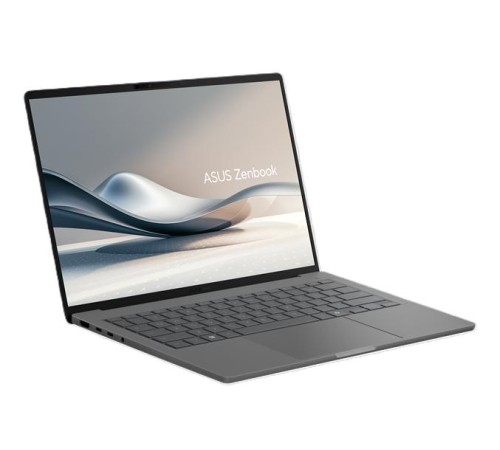 Ноутбук ASUS Zenbook A14 UX3407QA-QD267W Snapdragon X  X1 26 100  Qualcomm Hexagon LPDDR5X 16GB 512GB PCIE SSD Adreno GPU/ WUXGA (1920 x 1200) ,WIN11 HOME 0.74 kg Iceland Gray