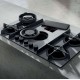 Встраиваемые газовые панели ELICA/ газ, с вытяжкой, 1200 м3/ч, черная