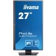 27'' 16:9 2560х1440(WQHD) IPS, Нет, 350cd/m2, 1000:1, 80M:1, 5ms, DVI, DP, USB-Hub, Height adj, Tilt, Swivel, Speakers, Black (Вскрытая упаковка)