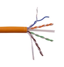 кабель Кабель LANMASTER U/UTP, 4 пары, Кат. 6, с перегородкой, 550Mhz, LSZH, нг(A)-HF, оранжевый, 305 м