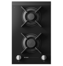Газовая варочная панель ASKO/ Арт. 741472 ; Газовая варочная панель ASKO, 2 зоны,материал стеклокерамика,кольцо для вока-чугун,электроподжиг, цвет черный