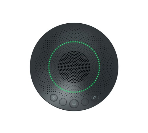 Беспроводной спикерфон/ wireless speakerphone Wireless or USB connection/6 Microphone arrays/hi-fi full band Speaker/ audio dsp/hybrid mode/3000mAh enduring battery/circle indicator light/ touch buttons for mute, vol+/-/include USB dongle