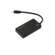 Кабель-адаптер/ Кабель-адаптер USB3.1 Type-CM --> 4*USB3.0 (F) VCOM <DH302C>