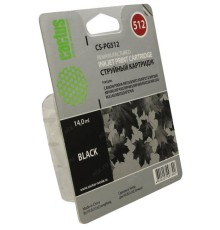 -/ Картридж струйный Cactus CS-PG512 черный (15мл) для Canon Pixma iP2700/MP240/MP250/MP260/MP270/MP272
