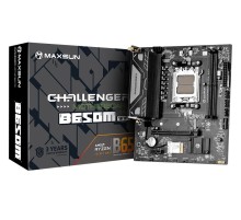 Материнская плата MAXSUN MS-Challenger B650M WIFI, AM5, B650, 2*DDR5, 3*SATA3, M.2, 4*USB 3.2, 2*USB 2.0, 1*PCIEx16, 1*PCIEx1, DP+HDMI, mATX