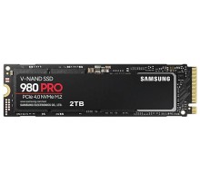 Твердотельный накопитель SSD M.2 (PCI-E NVMe) 2Tb (2048GB) Samsung 980 PRO (R7000/W5000MB/s) (MZ-V8P2T0BW) 1year