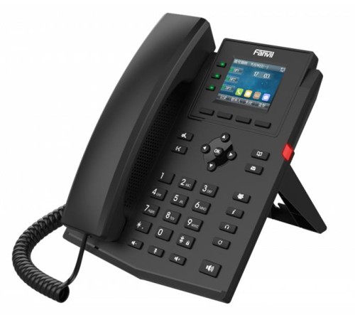 Телефон Fanvil X303, 4 SIP-акк., 2,4", 320x240 Цвет. экран, БП в компл., 2x100 Mbps Телефон Fanvil X303, 4 SIP-акк., 2,4", 320x240 Цвет. экран, БП в компл., 2x100 Mbps