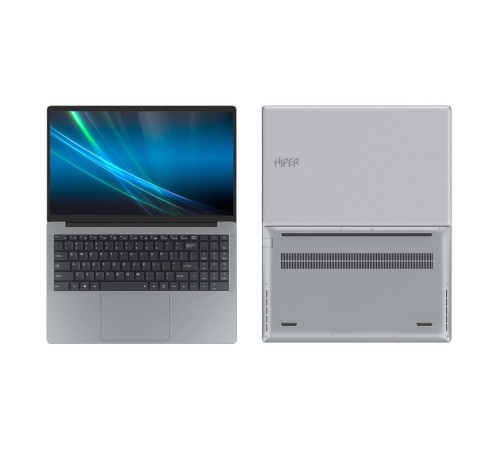 Ноутбук HIPER DZEN 15.6"(1920x1080 (матовый) IPS)/Intel Core i5 1135G7(2.4Ghz)/16384Mb/512SSDGb/noDVD/Int:Intel UHD Graphics/Cam/BT/WiFi/43.8WHr/war 1y/1.7kg/Silver/Win10Pro + Screen 60Hz, 250nits