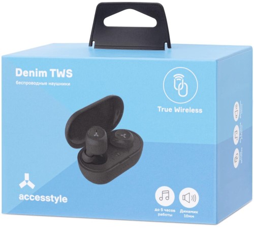 Беспроводные наушники Accesstyle Denim TWS Black Беспроводные наушники Accesstyle Denim TWS Black