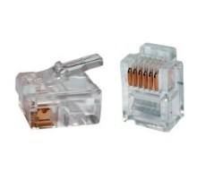 ITK Разъём RJ12 UTP для кабеля кат.3, 6P4C