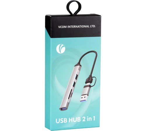 Адаптер/ Адаптер TypeC+adapter-->USB3.0+2USB2,0+SD+TF, VCOM <DH297> Адаптер/ Адаптер TypeC+adapter-->USB3.0+2USB2,0+SD+TF, VCOM <DH297>