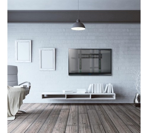 Кронштейн ONKRON/ 32-65" макс. 400*400, наклон 0º, поворот 0º, от стены 30мм, вес до 50кг, черный