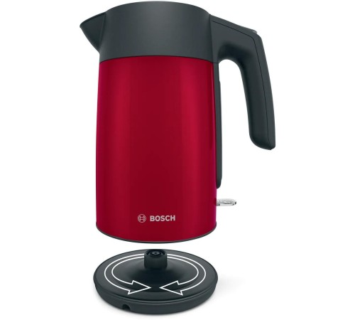 Электрический чайник Bosch/ Электрический чайник Bosch, объем 1.7 л, закрытая спираль, индикация включения, индикация уровня воды, встроенный фильтр, автоматическое отключение при закипании, защита от перегрева, мощность 2400 Вт, цвет красный Электрический чайник Bosch/ Электрический чайник Bosch, объем 1.7 л, закрытая спираль, индикация включения, индикация уровня воды, встроенный фильтр, автоматическое отключение при закипании, защита от перегрева, мощность 2400 Вт, цвет красный