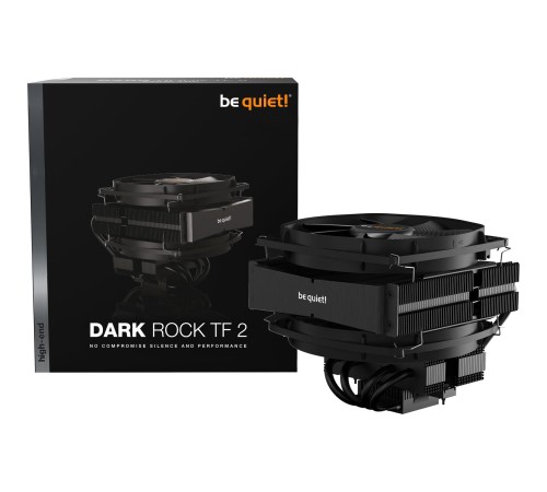 Кулер для процессора/ CPU Cooler be quiet! DARK ROCK TF 2 (230W, 4-pin PWM, 134mm, Al/Cu, 6x6mm, 2x135mm, 60CFM, 27.1dBA, 1400RPM, S: 1851/1700/1200/20XX/115X, AM5/AM4, black) Кулер для процессора/ CPU Cooler be quiet! DARK ROCK TF 2 (230W, 4-pin PWM, 134mm, Al/Cu, 6x6mm, 2x135mm, 60CFM, 27.1dBA, 1400RPM, S: 1851/1700/1200/20XX/115X, AM5/AM4, black)