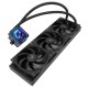 Водяное охлаждение для процессора/ Water Cooling System Thermalright Frozen Warframe Pro 360 Black (360mm, Black, / Fans: 3x120mm, 70.84CFM, 29.8dBA, 2000RPM/ Pump height 60mm, 23dBA, 3000RPM, Rad thickness 27mm/ S: 1200, 1700, 1851, 2011, 2066, 115X, AM4
