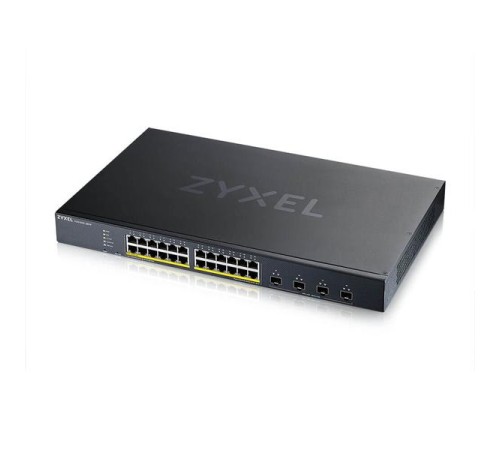 Коммутатор Smart L3 Lite коммутатор PoE+ Zyxel NebulaFlex XGS1935-28HP, rack 19", 24xGE PoE+, 4xSFP+, бюджет PoE 375 Вт