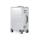 Чемодан NINETYGO Metal Luggage  24" серебристый 105001 (Вскрытая упаковка)