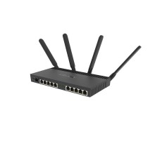Точка доступа/ RB4011iGS+5HacQ2HnD-IN Powerful 10xGigabit port router with a Quad-core 1.4Ghz CPU, 1GB RAM, SFP+ 10Gbps cage, dual band 2.4GHz / 5GHz 4x4 MIMO 802.11a/b/g/n/ac wireless and desktop case