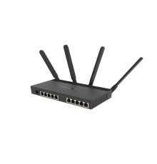 Точка доступа/ RB4011iGS+5HacQ2HnD-IN Powerful 10xGigabit port router with a Quad-core 1.4Ghz CPU, 1GB RAM, SFP+ 10Gbps cage, dual band 2.4GHz / 5GHz 4x4 MIMO 802.11a/b/g/n/ac wireless and desktop case