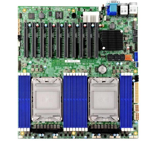 Материнская плата/ MB Gooxi G3DE-B-PK,  2x LGA 4189 Intel Gen3, 16xDDR4 ECC REG, 3xSFF8643, 6* PCI-E 4.0 x8, 4* PCI-E 4.0 x16, M.2 PCIe x4 2280, 2* SATA DOM, 2x1GbE LAN i350, IPMI, VGA, COM, 2*USB 3.0, E-ATX