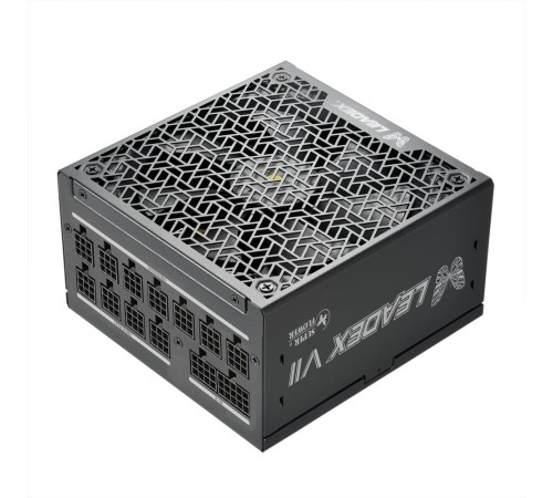 Блок питания 850 Ватт/ Power Supply Super Flower Leadex VII, 850W, ATX 3.0, 140mm, 12xSATA, 3xPCI-E(6+2), 1x12VHPWR, APFC, 80+ Platinum , Full Modular