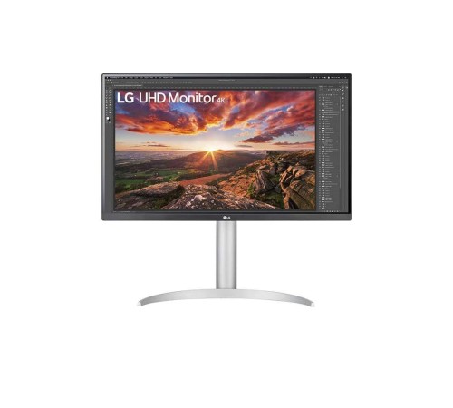Монитор LCD 27'' 16:9 3840x2160(UHD 4K) IPS, 75 Hz, 300 cd/m2, 1200:1, 5ms, 2xHDMI, 1Y, White (Вскрытая упаковка)