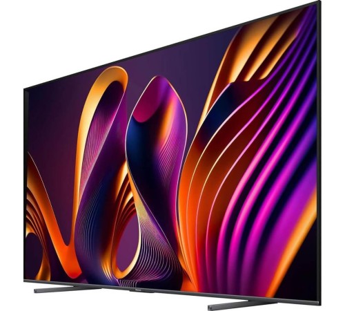 Телевизор ЖК 100'' Hisense/ 100", QLED, Local Dimming, Ultra HD, Smart TV (ОС VIDAA U7.6), Wi-Fi, DVB-T2/T/C/S2/S, 144Hz Game Mode PRO, FreeSync Premium, HDR10+, 2.1ch 2х15W+20W, CI+(1.4), 4хHDMI, 2хUSB, Dark grey