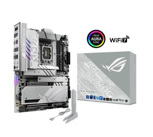 Материнская плата ASUS ROG MAXIMUS Z890 APEX, LGA1851, Z890, 2*DDR5, 4*SATA, 6*M.2, 8*USB 3.2, Type-C, 2*PCIx16, 2*PCIx4,  2*Thunderbolt™ 4, ATX; 90MB1IP0-M0EAY0