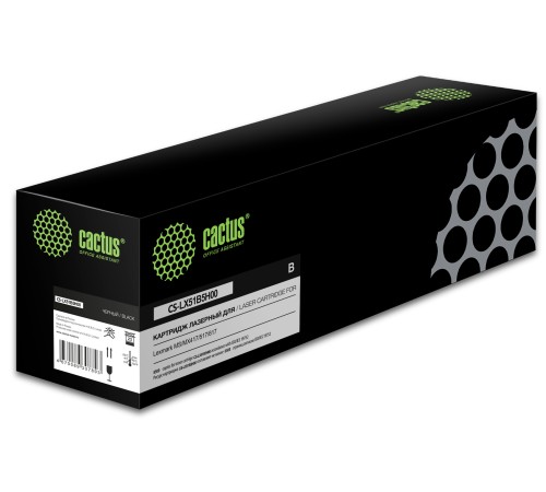 -/ Картридж лазерный Cactus CS-LX51B5H00 51B5H00 (8500стр.) для Lexmark MS/MX417/517/617
