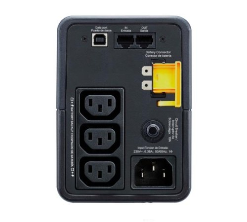 Источник бесперебойного питания APC Back-UPS 500VA/300W, 230V, 3xC13, USB, Data/DSL protect.,1 year warranty