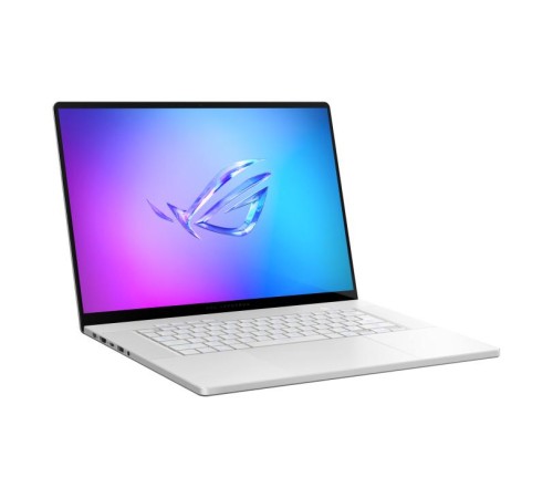 Ноутбук/ ASUS ROG Zephyrus G16 GU605CW-QR094W 16"(2560x1600 OLED 240Hz)/Intel Core Ultra 9 285H(3.7Ghz)/32768Mb/1024PCISSDGb/noDVD/Ext:NVIDIA GeForce RTX 5080(16384Mb)/Cam/BT/WiFi/90WHr/war 1y/1.95kg/Platinum White/Win11Home + чехол
