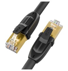 GCR Патч-корд PROF прямой 1.0m, FTP медь кат.6, позолоч. контакты и  коннектор, 25 AWG, Deluxe ethernet high speed 10 Гбит/с, RJ45, T568B