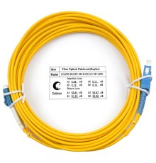 Шнур оптический Cabeus FOP(d)-9-LC-SC-5m Шнур оптический duplex LC-SC 9/125 sm 5м LSZH