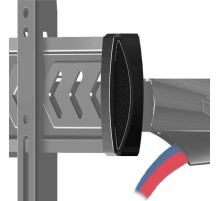 ONKRON кронштейн для телевизора 40" - 75" наклонно-поворотный, черный NP47