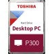 Жесткий диск/ HDD Toshiba SATA3 4Tb 5400 128Mb (P300) RTL (analog HDWD240UZSVA)