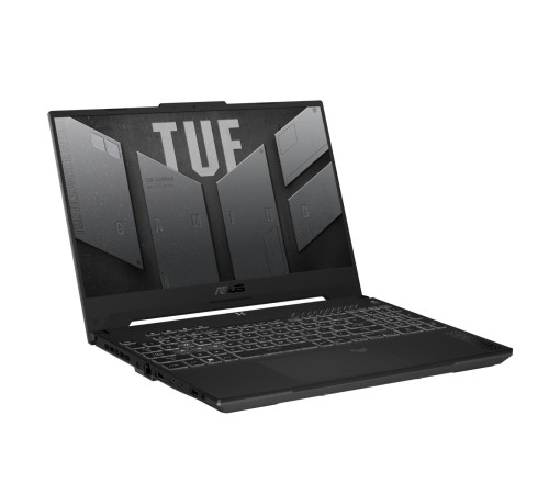 Ноутбук/ ASUS TUF F15 FX507ZC4-HN143 15.6"(1920x1080 (матовый, 144Hz) IPS)/Intel Core i5 12500H(2.5Ghz)/16384Mb/512PCISSDGb/noDVD/Ext:nVidia GeForce RTX3050(4096Mb)/Cam/BT/WiFi/56WHr/war 1y/2.2kg/Mecha Gray/DOS Ноутбук/ ASUS TUF F15 FX507ZC4-HN143 15.6"(1920x1080 (матовый, 144Hz) IPS)/Intel Core i5 12500H(2.5Ghz)/16384Mb/512PCISSDGb/noDVD/Ext:nVidia GeForce RTX3050(4096Mb)/Cam/BT/WiFi/56WHr/war 1y/2.2kg/Mecha Gray/DOS