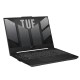 Ноутбук/ ASUS TUF F15 FX507ZC4-HN143 15.6"(1920x1080 (матовый, 144Hz) IPS)/Intel Core i5 12500H(2.5Ghz)/16384Mb/512PCISSDGb/noDVD/Ext:nVidia GeForce RTX3050(4096Mb)/Cam/BT/WiFi/56WHr/war 1y/2.2kg/Mecha Gray/DOS