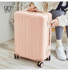 Чемодан NINETYGO Manhattan Frame Luggage  24" розовый
