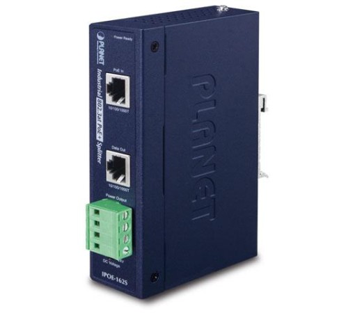 IPOE-162S индустриальный PoE сплиттер/ IP30, Industrial 802.3at High Power PoE Splitter - 12V & 24V (-40 to 75 C) IPOE-162S индустриальный PoE сплиттер/ IP30, Industrial 802.3at High Power PoE Splitter - 12V & 24V (-40 to 75 C)