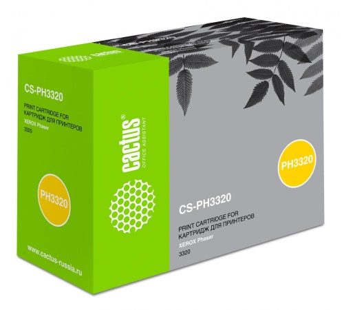 -/ Картридж лазерный Cactus CS-PH3320 106R02304 черный (5000стр.) для Xerox Phaser 3320